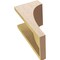 Ekena Millwork 7"W x 7"D x 14"H Wide Stockport Rough Cedar Woodgrain TimberThane Corbel, Primed Tan CORUR07X07X14STORCPR - alternate 2